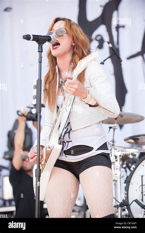 May Columbus Ohio Usa Singer Guitarist Lzzy Hale Of