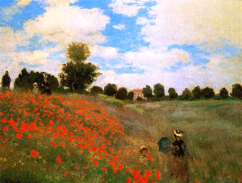 Stereola Claude Monet Campo Di Papaveri Vicino Ad Argenteuil