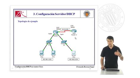 Configuración Dhcp En Routers Cisco Upv Youtube