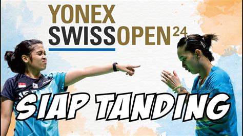 Seluruh JADWAL PEREMPAT FINAL SWISS OPEN 2024 Hari Ini JORJI Lolos 8