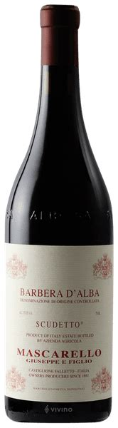 Mascarello Giuseppe E Figlio Scudetto Barbera D Alba DOC 2015