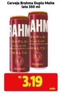 Cerveja Brahma Duplo Malte Lata 350 Ml Oferta Na Extra Supermercado