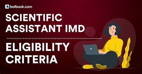 Scientific Assistant Imd Eligibility Criteria Check Details Here