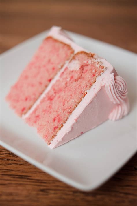 Strawberry Champagne Cake Piece Of Cake