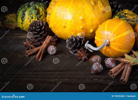 Festive autumn background. stock photo. Image of ingredient - 78305386