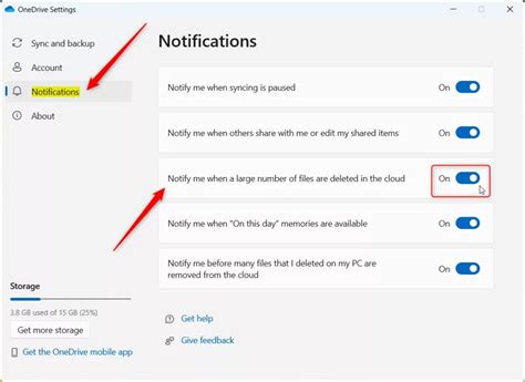 Comment Activer Ou D Sactiver Les Notifications Onedrive Lorsque De