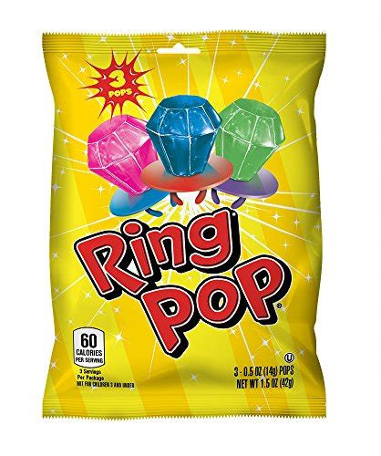 Ring Pop Individually Wrapped Bulk Lollipop Variety Party Pack 20