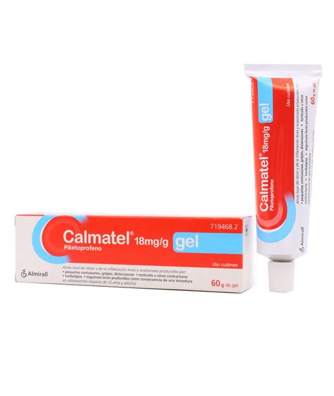 CALMATEL 18 MG G GEL 1 TUBO DE 60 G