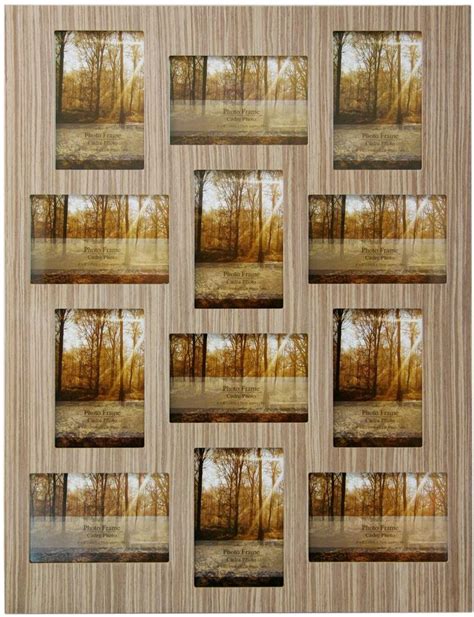 Wood Veneer Multi Aperture Photo Frame Photo Frames Home