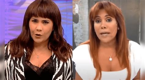 Andrea Llosa Pasa Por Alto A Magaly Medina Y La Minimiza “no Es Nadie Ni Mi Amiga Ni Enemiga