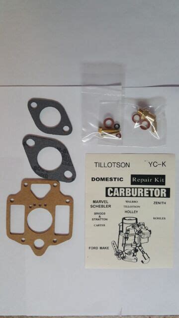 Tillotson Model Yc Carburetor Rebuild Kit Ebay