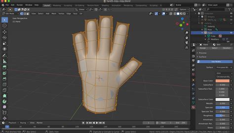 modeling - How can I properly make a hand take a pose? - Blender Stack Exchange