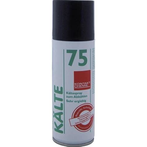 Aérosol Réfrigérant KÄlte 75 Super Non Inflammable 400 Ml Crc Kontakt