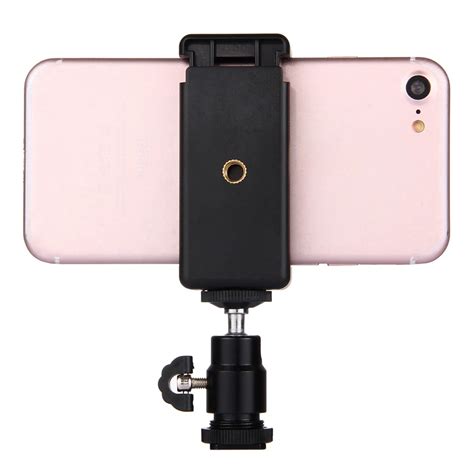 Acton Camera Accessories 1 4 Hot Shoe Tripod Head Stand Clamp For Smart Phones IPhone Samsung