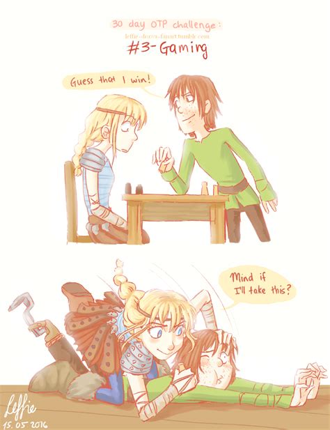 Leffie S Fanart 30 Day OTP Challenge Hiccup And Astrid Hiccup And