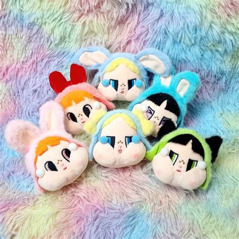 Jual GANTUNGAN KUNCI CRYBABY X POWER PUFF GIRLS GANCI CRYBABY