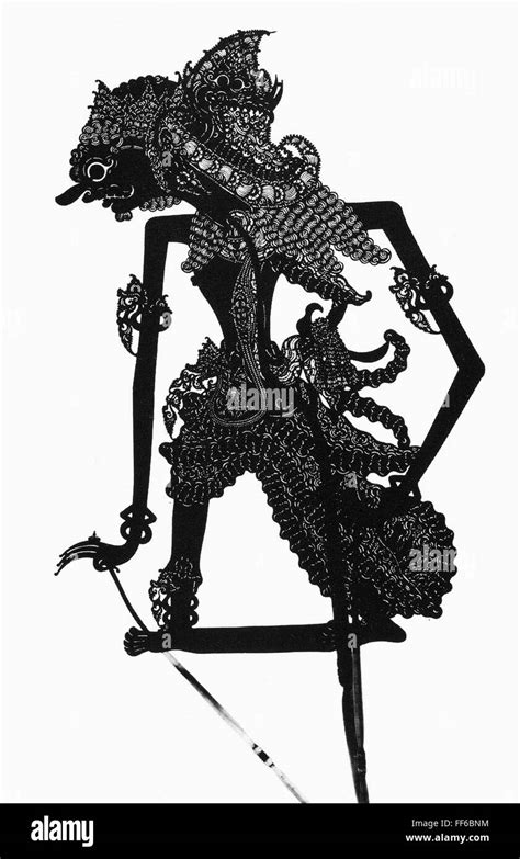 Javanese Shadow Puppet Stock Photo Alamy