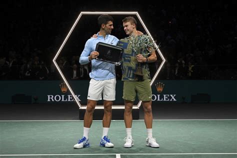 Tennis Rolex Paris Masters Djokovic Alcaraz Fils Monfils Le