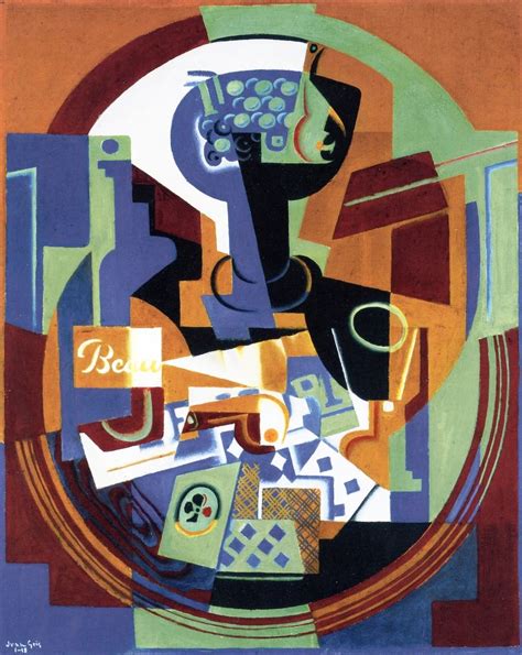 Compotier And Playing Cards By Juan Gris Art Cubist Art Art