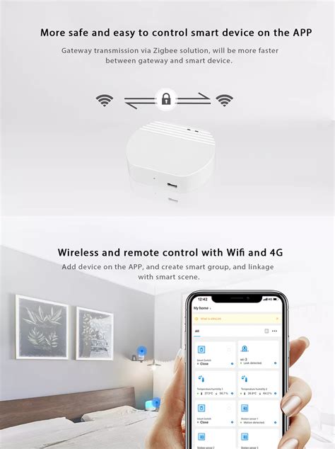 Ewelink Zigbee Gateway Intelligent Hub Smart Home Compatible With