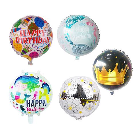 15 stücke 18 zoll Zum Geburtstag Folienballons Runde Mylar eBay