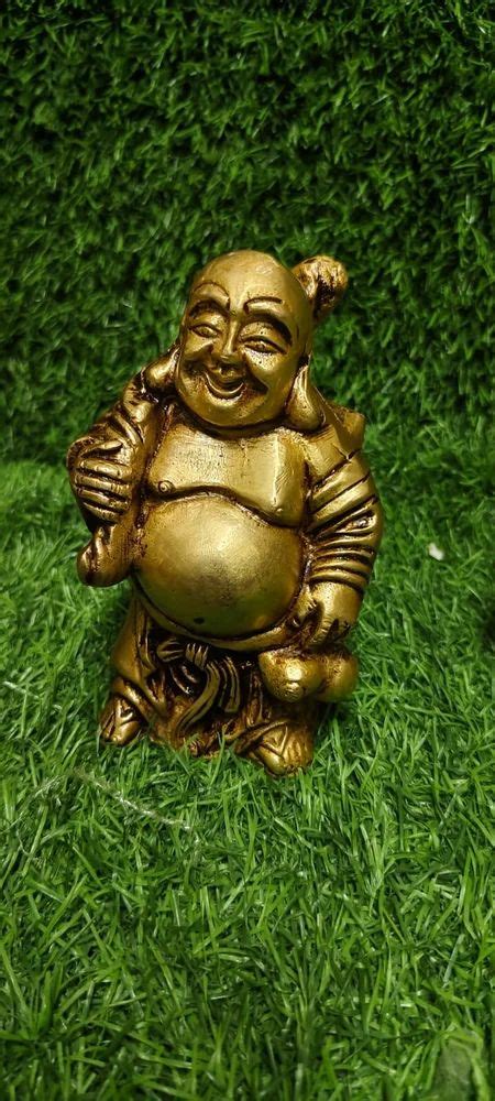 Polished 4 Inch Brass Laughing Buddha Statue For Home At Rs 1500 In