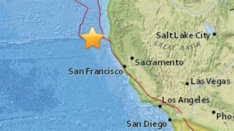 Un Terremoto De Magnitud 6 5 Sacude La Costa Norte De California