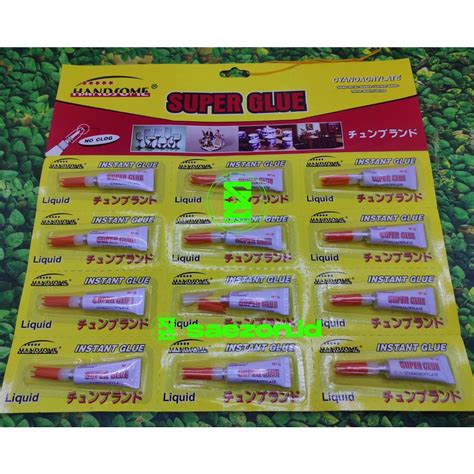 Jual Lem Super Glue Handsome Perekat Serbaguna Untuk Logam Karet Kulit