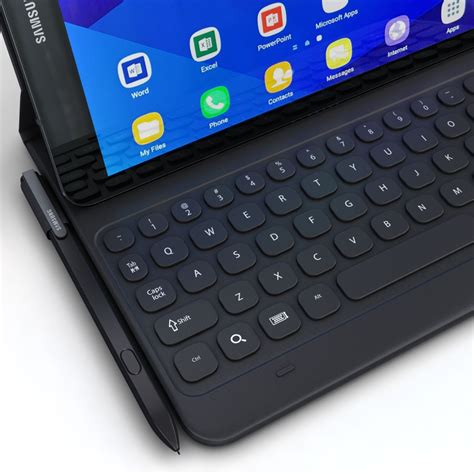 Samsung Galaxy Tab S3 9 7 Spen Keyboard Cover All Color Rigged 3d Model 99 3ds Fbx Obj