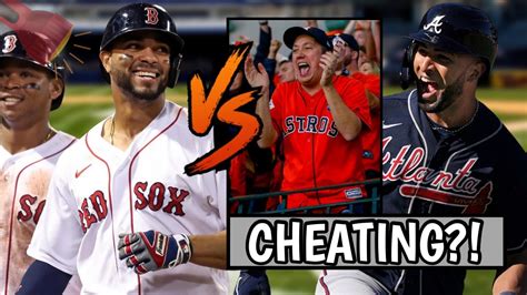 Red Sox Accused Of Cheating By Astro Fans Braves One Win From World