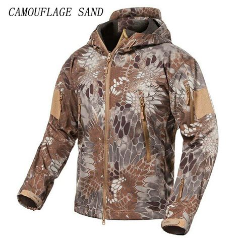 Lurker Shark Skin Softshell Mens Tactical Jacket Camouflage Waterproof