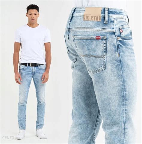 Big Star Jeansy Męskie Skinny Jasnoniebieskie Jeffray 245 W33 L34 Ceny I Opinie Ceneopl