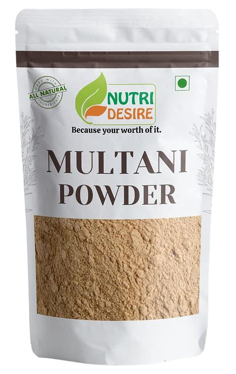 NUTRI DESIRE Pure Multani Mitti Powder Fuller S Earth Skin Face Clays