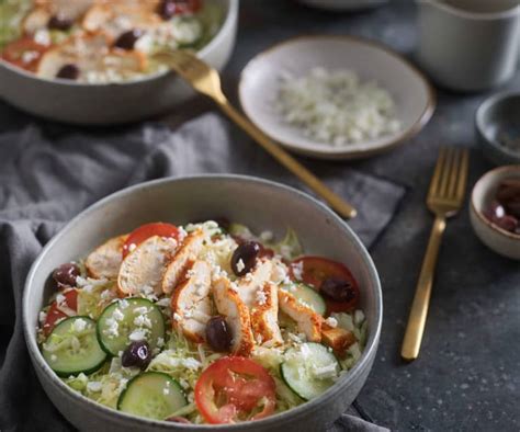 Griechischer Salat mit gedünstetem Hähnchen Cookidoo a plataforma