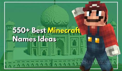 550+ Best Minecraft Names Ideas For Your Minecraft Character