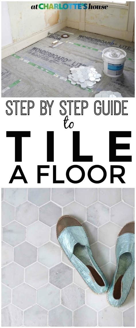 How To Prep And Tile A Floor Tile Floor Diy Bathroom Floor Tiles