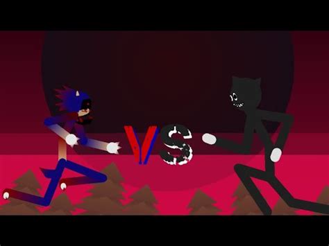 Cartoon Cat Vs Sonic EXE Trevor Henderson Vs CreepyPasta Part 2