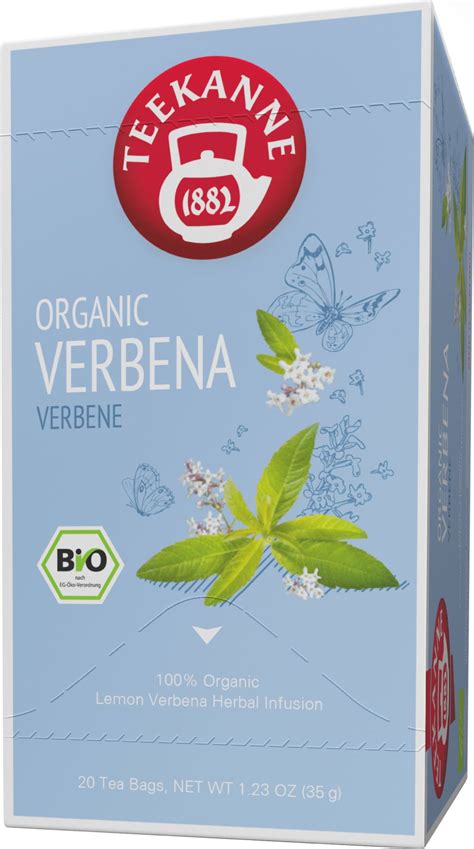 Teekanne Bio Organic Verbena G Piccantino Onlineshop Sterreich