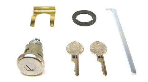 1967 Camaro Firebird Trunk Lock Kit W Original Style Pearhead Keys