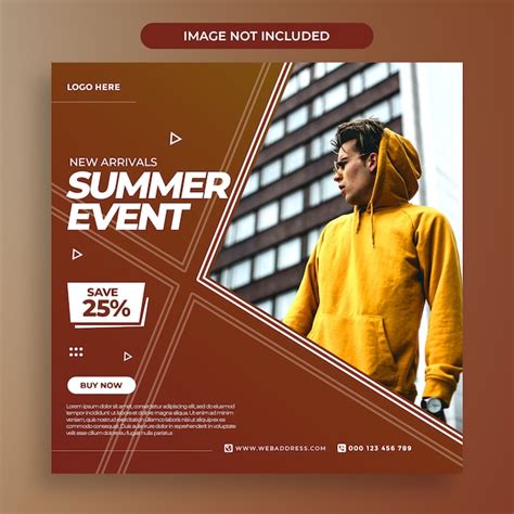 Premium PSD New Arrivals Summer Social Media Post Template