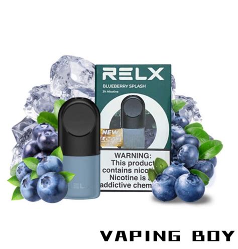 Relx Infinity Pod Blueberry Splash Vaping Boy