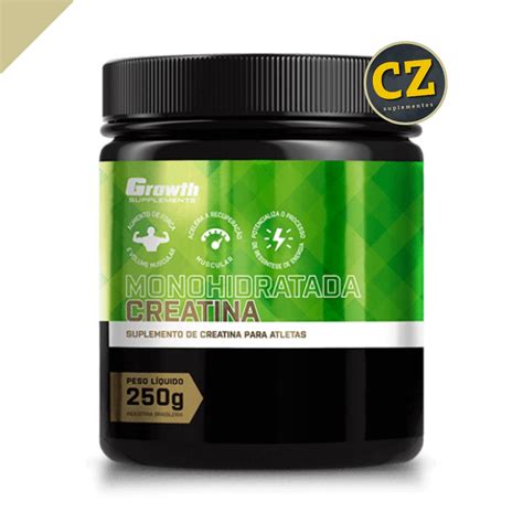 Creatina Monohidratada 100 250gr Growth Supplements Escorrega o Preço