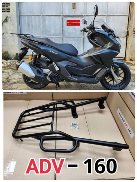 ตะแกรงหลังhonda Adv 160 เหล็กท้ายเอดีวี 160 แร้คadv160แบบหนา Th