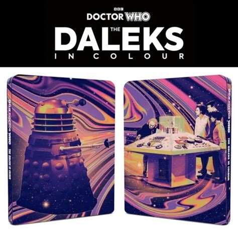 Doctor Who The Daleks In Colour Limited Edition Bbc Blu Ray Steelbook