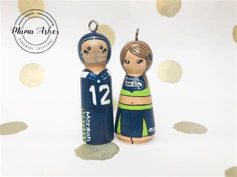 Football Player Peg Dolls Cheerleader Peg Dolls Peg Dolls Peg