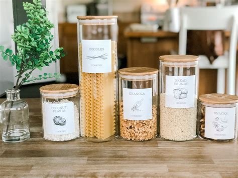 Customizable Free Printable Pantry Labels