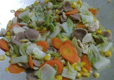 Resep Capcay sawi putih oleh Ummul Banin - Cookpad