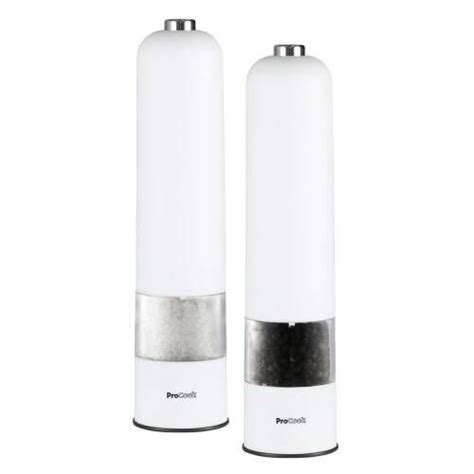 Procook Gold Salt Or Pepper Mill Set Procook