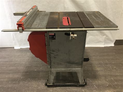 Sold Price In Craftsman Table Saw Model December