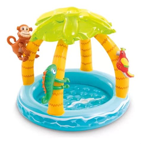 Piscina Inflable Tropical Island Con Cubierta Intex 58417 MercadoLibre